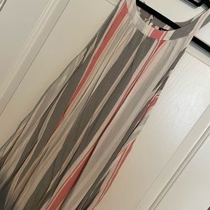 Torrid blouse with diagonal stripes